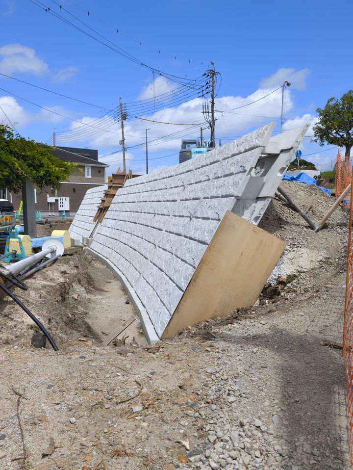 OKエコブロック｜大分市乙津 道路改良工事