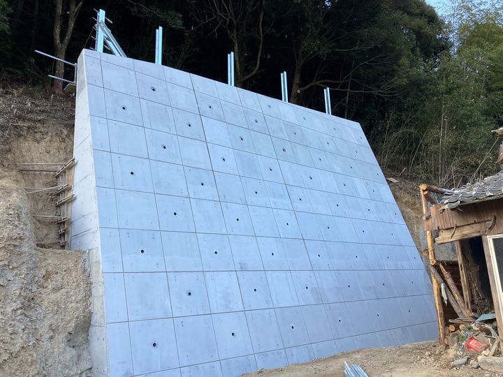 RSパネル工法 施工実績 第7号 急傾斜地崩壊対策