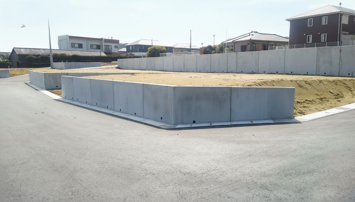ザ・ウォールⅡ 施工実績 横尾 造成擁壁