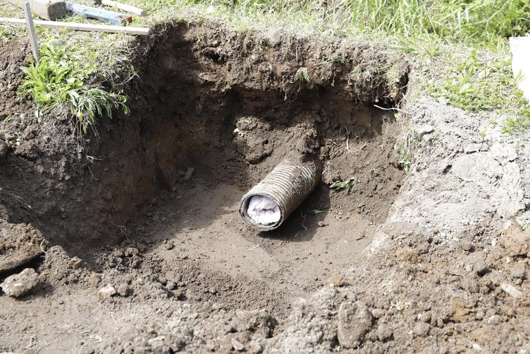 機能分離型排水桝 ② 掘削・既設排水管の撤去